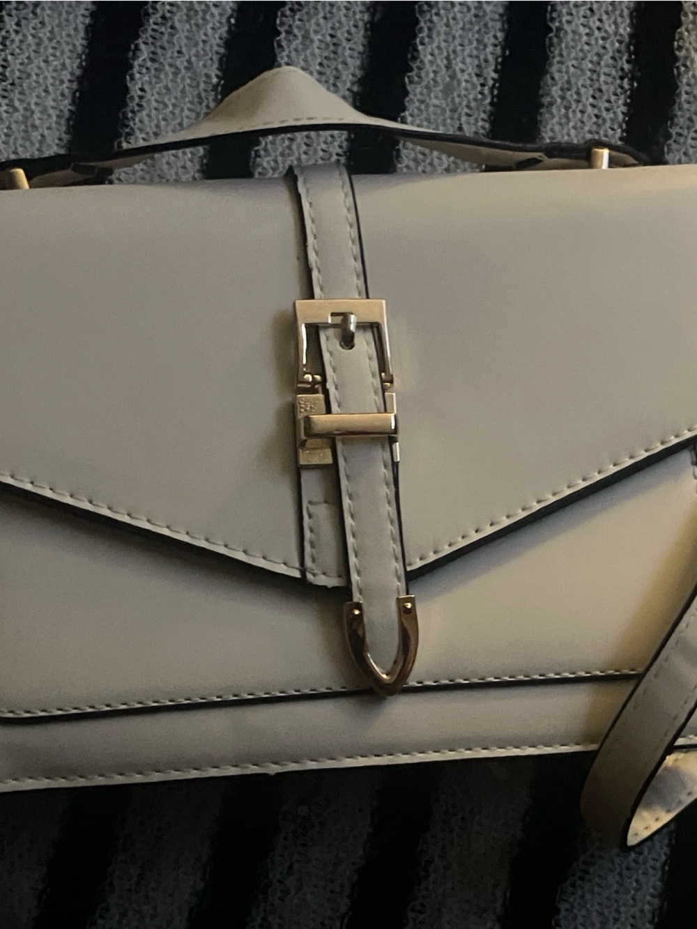 Olivia NWT white patent leather handbag , nice craftsmanship,